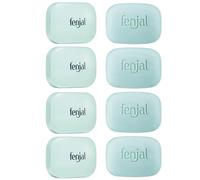 fenjal Cream Soap in Scented Safe - 100 g, Vegan Formula with Almond Oil, Oriental Fragrance - Includes Soap Dish with Lid (Pack of 4)