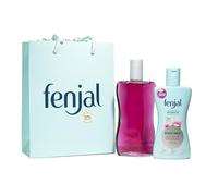 Fenjal Intensive bath luxury gifting set | For deep nourishment and relaxation | Gift set Contain : 1x Oil & Care Foam Bath 200 ml , 1x Body Milk 200ml