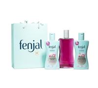 Fenjal Intensive ultimate luxury bath and body gifting set |Gently cleanse, nourish, and deeply hydrate| Gift set Contain:1x Oil&Care Foam Bath 200 ml ,1x Shower Cream 200ml,1x Body Milk 200ml