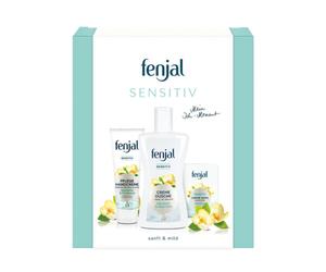Fenjal Sensitive 3pc Gift Set 75ml Cream 200ml Shower Gel 100g Soap