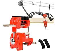 FENJANER 360° Rotate Universal Bow Vise - Professional Bow Vise for Compound Bow/Recurve Bow Adjustment, Removable Household Archery Accessories for Bow Tuning Set up and Repairs