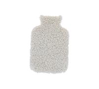Curly Wool 2L Hot Water Bottle Cover Fenland England Beige One Size
