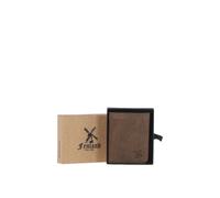 Fenland England Men's Leather Classic 6 Card Billfold Wallet in Brown Fenland England Brown One Size