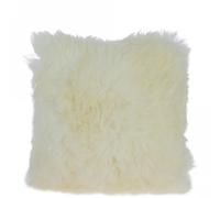 Fenland Sheepskin Cushion - One Size - Ivory - Sheepskin