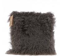 Fenland Sheepskin Fenland Genuine Lamb Wool Cushion Warm, Soft And Elegant Design - Dark Brown (40Cm X 40Cm)