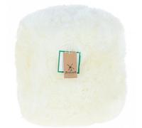 Fenland Sheepskin Pouffe Stool: FF-POUFFE - Sheepskin - Ivory - One Size