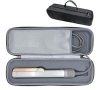 Fenmaru Hard Travel Carrying Case PU Storage Bag Compatible with Dyson Airstrait HT01, Hair Straightener Portable Waterproof Handbag