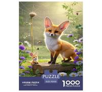 Fennec Fox 1000 Pieces Jigsaw Puzzles Cute Jigsaw Puzzles for Kids Creative Wall Decoration Educational Games Gifts Age 14+ ForAdults 70x50cm/1000pcs