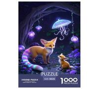 Fennec Fox 1000 Pieces Jigsaw Puzzles Cute Jigsaw Puzzles for Kids Creative Wall Decoration Gift Game for Boys And Girls Age 14+ ForAdults 38x26cm/1000pcs