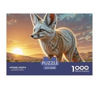 Fennec Fox 1000 Pieces Jigsaw Puzzles Engaging Educational Games Jigsaw Puzzle Home Decoration for Adults & Families 52x38cm/1000pcs