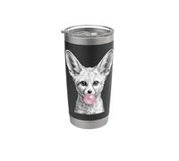 Fennec Fox Blowing Bubble Gum Cute Animal Art Stainless Steel Insulated Tumbler