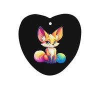 Fennec Fox Car Air Fresheners Scent Cards Love form
