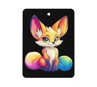 Fennec Fox Car Air Fresheners Scent Cards Square