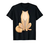Fennec Fox Costume Halloween Desert Animal Design Value Graphic T-Shirt, Men, Black, S