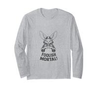 Fennec Fox Cute Evil Villain Foolish Mortal Meme Long Sleeve T-Shirt