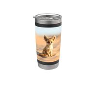 Fennec Fox Desert Wildlife Sand Dunes Nature Design Stainless Steel Insulated Tumbler