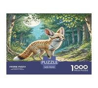 Fennec Fox Jigsaw Puzzles 1000 Piece for Adults Puzzle Game for The Whole for Women Home Decoration 100% Recvcled Cardboard 70x50cm/1000pcs