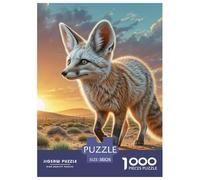 Fennec Fox Jigsaw Puzzles for Adults Gifts 1000 Piece Family Challenging Toys Home Decoration Cute Animal Jigsaw Puzzle for Adults And Kids 38x26cm/1000pcs