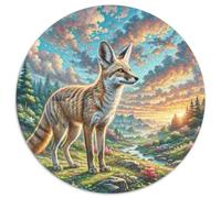 Fennec Fox Jigsaw Puzzles Great Gift for Adults 1000 Piece Challenging Games Home Decoration Cute Animal Jigsaw Puzzle for Adults And Kids 1000pcs (67.5x67.5cm)