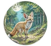 Fennec Fox Jigsaw Puzzles Puzzle for Adults Kids. 1000 Pieces Impossible Challenge Toy Educational Game Home Decoration for Educational Games Gifts 1000pcs (67.5x67.5cm)