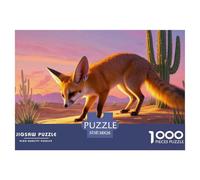 Fennec Fox1000Pieces JigsawPuzzlesanimal ForAdults Challenging Brainteasing Age12+byth EducationalGame Brainteasing Adults Jigsaw Puzzle 38x26cm/1000pcs