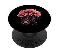Fennec Samurai Japan Graphic Japanese Culture Warrior PopSockets Adhesive PopGrip