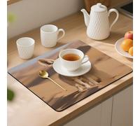 FennecFox Desk Mat Washable Table Protector Waterproof Table Cover Protector Desk Placemats Heat Resistant Non-Slip Desks Cover for Desktop, Coffee Dining Tables 50x40cm