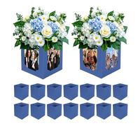 Fennoral 16 Pcs Graduation Box Centerpieces for Table 6/7 Inch Photo Display Congrats Grad Party Favor Gift College Picture Box Photo Props Frame for 2026 Graduation Table Decoration,Class of 2026