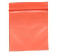 Fenny's Creations 1000 Pcs Orange 25mm x 25mm Resealable Reusable Plastic Storage Bags with Zipper Seal, Airtight, Freezer Safe, Polyethylene, Square, Food Storage