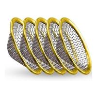 Fenny's Creations 15mm Conical Bowl Metal Pipe Filter Screens - Stainless Steel Gauze for Smoking Pipes, Bongs & Glass Pipes (Pack of 5)