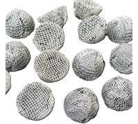 Fenny's Creations 17mm Concave Ball Bowl Pipe Filter Screens Steel Wire Dome Shape Gauzes (10)