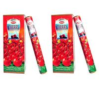 Fenny's Creations Incense Sticks Indian Hand Rolled Aromatherapy 240 Joss Sticks Relaxing Stress Aromatherapy Relief Meditation Yoga Refreshing Sensuality (Cherry)
