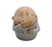 FENOHREFE Boy Holding Nose Sculpture Funny Bathroom Decor Resin Art Statue Ornament for Toilet Home Decoration 6.3” High