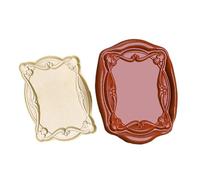 FENOHREFE Matte Photo Frame Stamp Sealing Wax Stamp Head Paint Lacquer Brass Seal Wax Stamp Head Envelope Wedding Invitation Handbill Usage