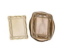 FENOHREFE Matte Photo Frame Stamp Sealing Wax Stamp Head Paint Lacquer Brass Seal Wax Stamp Head Envelope Wedding Invitation Handbill Usage