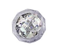 FENOHREFE Mixed Art Shells Slices Glitter Flakes Irregular 3D Abalone Slices Art Shells Piece Sequins Art Shells Slices