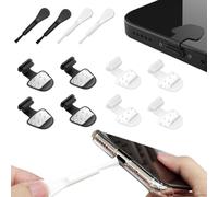 FENQURO Pack of 8 Type C Port Dust Caps, Dust Caps Phone Type C Anti Dust Charging Port Plug, Protect Your Devices with USB-C Plug Anti-Dust, Anti-Lost Protective Case