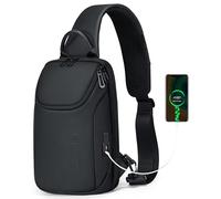 Fenree.geer Crossbody Sling Bag for Men Women, Waterproof Lightweight Small Backpack Shoulder Bag, 6828black, Casual