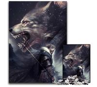 Fenrir And The God TyrJigsaw Puzzles for Adults 1000 Difficult Puzzles for Adults for MotherS Day Birthdays Christmas 1000 PCS(38x26cm)