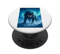 Fenrir, chained giant wolf of Norse Ragnarök myth PopSockets Adhesive PopGrip