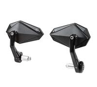FENRIR CNC Aluminum Alloy Cafe Racer Black Motorcycle Bar End Mirrors Side 22MM 7/8" Inch Handlebar Mirror Universal Rear View For M8/M6 Standard Super Sport Naked Street Bike Cruiser Scooter Minimoto