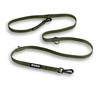 Fenrir - Dog Training Leash - Heavy Duty - Double Ended Carabiner - Long Lead - Non-Slip Lead Waterproof Gear for Large & Small Dogs Puppy - 2.1m (Green)