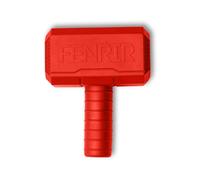 Fenrir Hammer Dog Chew Toy Strong Rubber Stuffable Enrichment Toy for Chewers (Red, Medium)