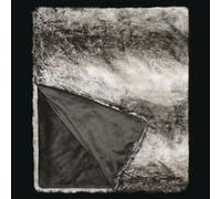 Fenrir Mountain Grey Wolf Faux Fur Throw - Regular