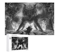 Fenrir Mythology Monster Jigsaw Puzzle, 1000 PCS, Indoor Activity for The Home, An Absorbing Project for Relaxed Weekends, at Home