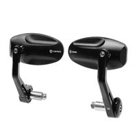 FENRIR (No EMARK Version) Motorcbike Motorcycle Bar End Mirrors Handlebar Mirror CNC Forged Aluminum Alloy Anti-glare Vibration-reducing design Curved lenses For Sport Street Cruiser Scooter