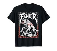 Fenrir Norse Mythology Viking Wolf Nordic Warrior Legend T-Shirt