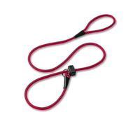 Fenrir Slip Leash 1.4m Professional Dog Training Lead To Stop Pulling, Perfect For Walks, Easy To Use, Spring Loaded Stopper, Light Weight And Durable (Red)