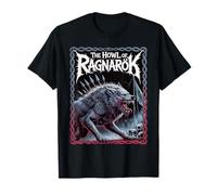 Fenrir The Howl of Ragnarok Norse Myth Viking Legend Wolf T-Shirt