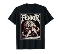 Fenrir The Mythical Norse Wolf Viking Nordic Legend Art T-Shirt